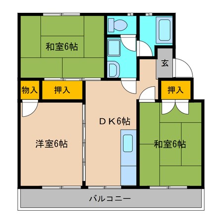 ステーションハイツ大江の物件間取画像